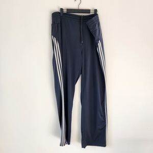 adidas Dark Blue Joggers with White Stripes